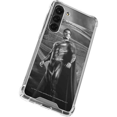 The Justice League (2017) Superman Poster Galaxy S24 FE Clear Case